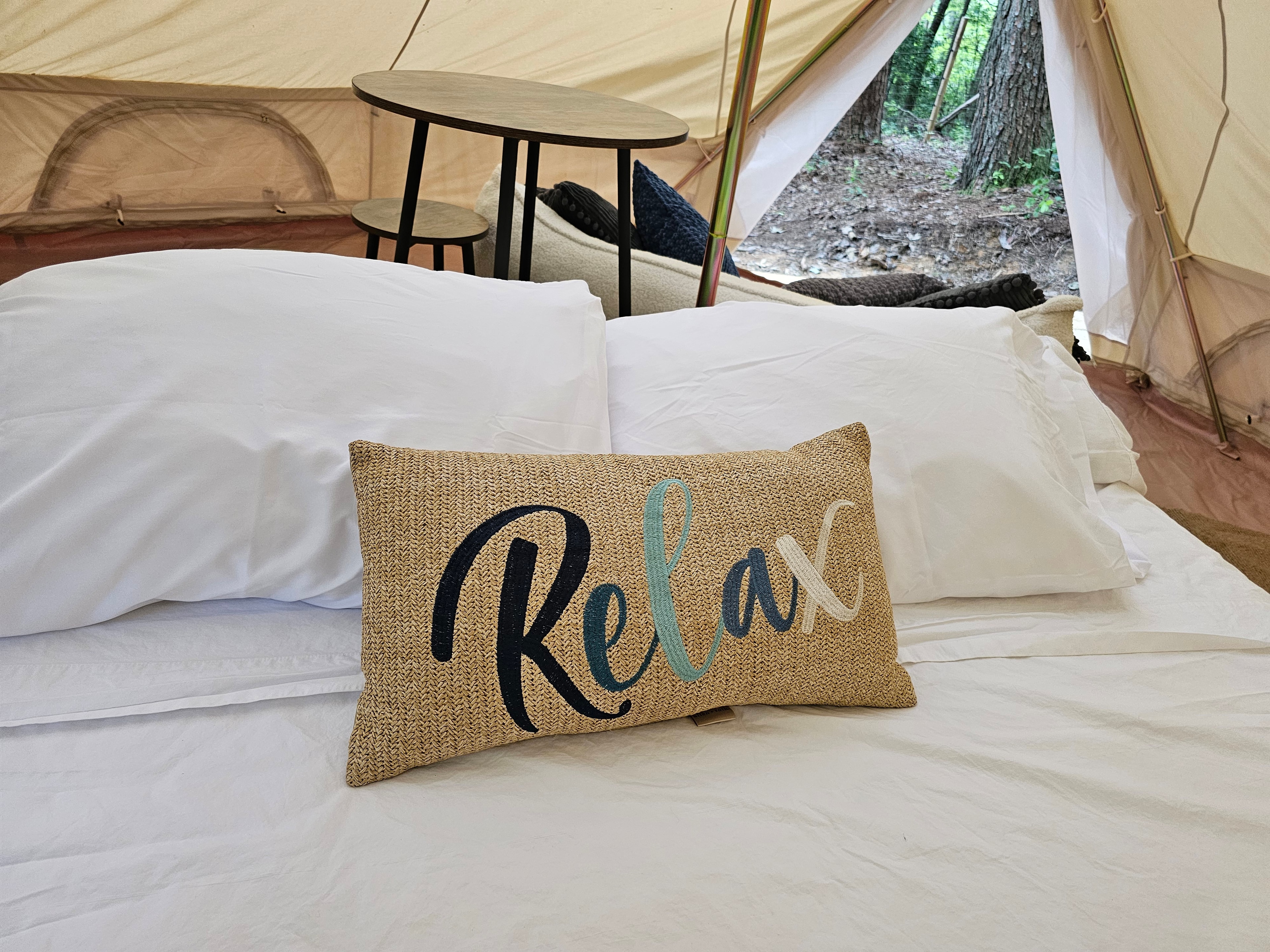 Relax pillow on the bed at The Prospect